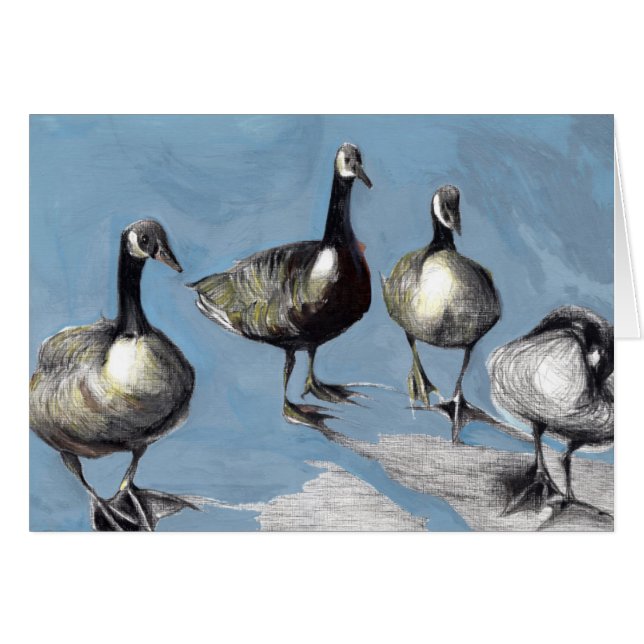 Oies amicales 2012 du Canada (Devant horizontal)