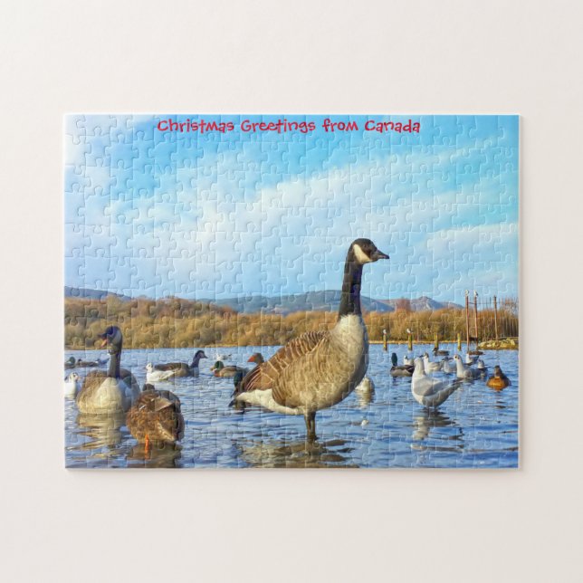 Oies canadiennes. Jigsaw Puzzle (Horizontal)