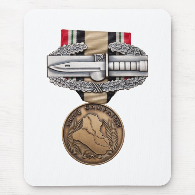 OIF Combat Action Badge Mouse Pad (Front)