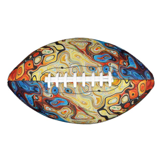 OIL ABSTRACT PATTERN FOOTBALL (Front)