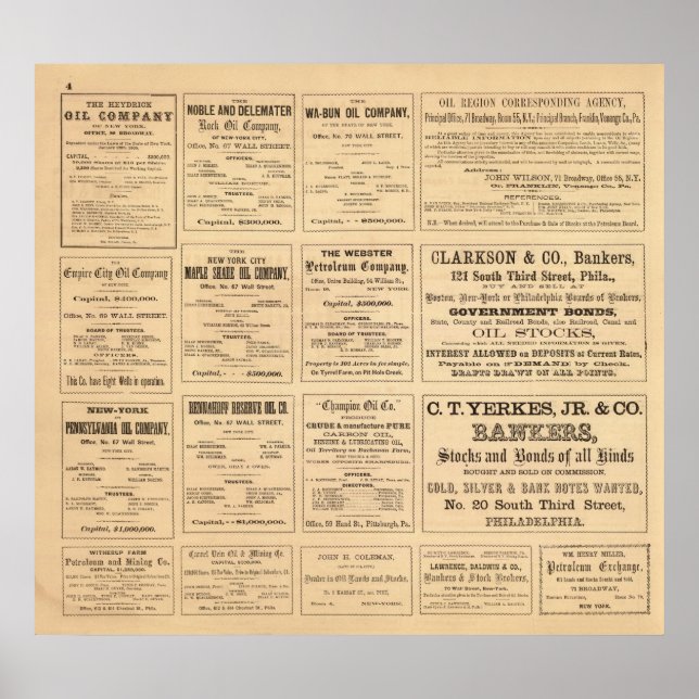 Oil Advertisements Poster (Front)