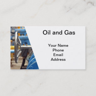Oil and Gas Business Card