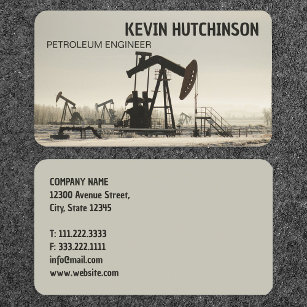 Oil and Gas Business Card