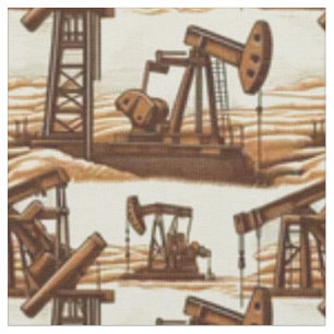 Oil and Gas Energy Industry Drilling Rig Pump Jack Fabric