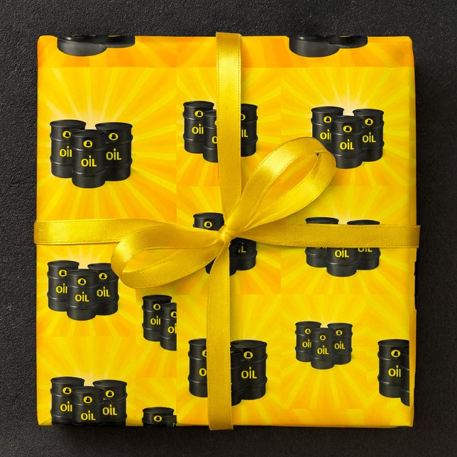 Oil Barrels Wrapping Paper (Creator Uploaded)
