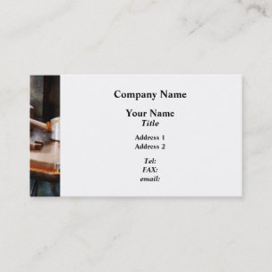 Oil Can and Wrench Business Card