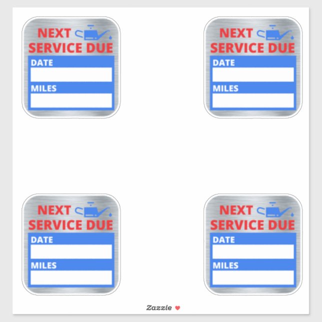 Oil Change,Next Service Due Reminder  (Sheet)