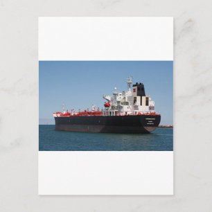 Oil/chemical tanker ship 1 postcard