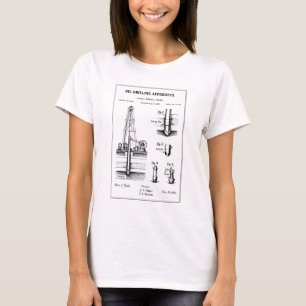 oil drilling blueprint T-Shirt