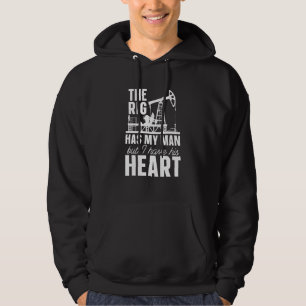 Oil Drilling Rig Fracking Fracker   Oilfield Hoodie