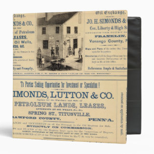 Oil Exchange, Simonds companies Binder