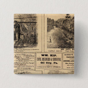 Oil farms 2 inch square button