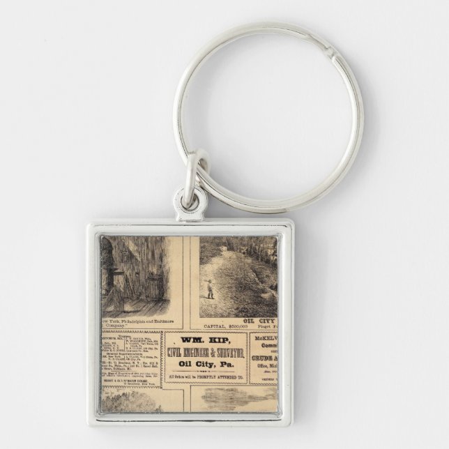 Oil farms keychain (Front)