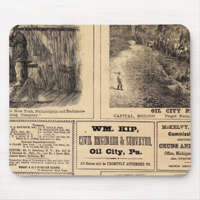 Oil farms mouse pad (Front)