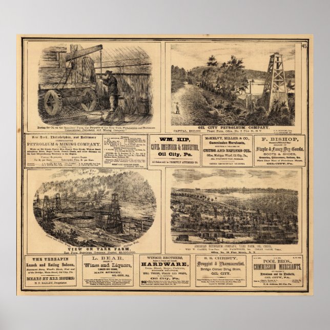 Oil farms poster (Front)