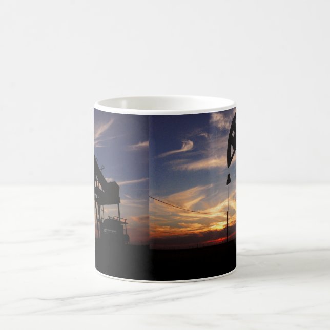 OIL FIELD SUNSET COFFEE MUG (Center)