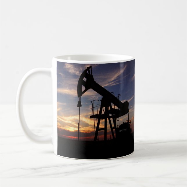 OIL FIELD SUNSET COFFEE MUG (Left)