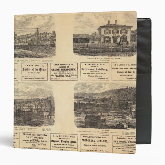 Oil fields, residence binder (Front/Inside)