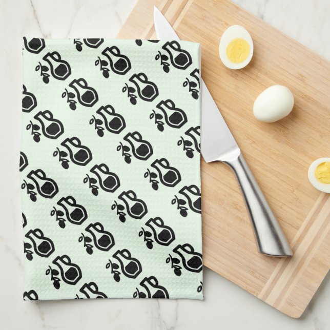 Oil Kitchen Towel (Quarter Fold)