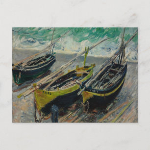 Oil On Canvas Artistic Claude Monet Postcard
