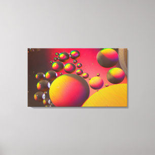 Oil on water canvas print