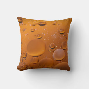 Oil on water throw pillow