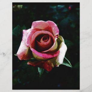 Oil Painted Rose Flyer