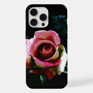 Oil Painted Rose iPhone 15 Pro Max Case