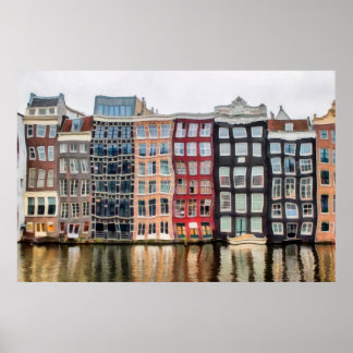 Oil painting. Acrylic artwork. Watercolor drawing. Poster