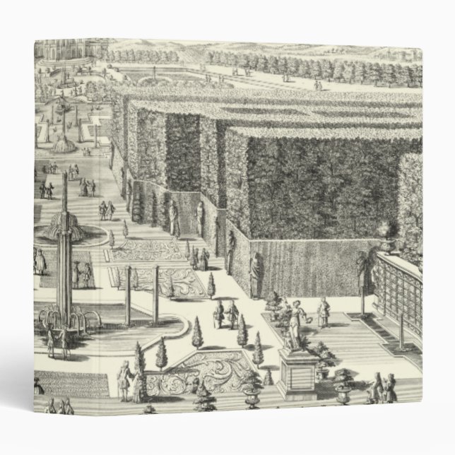 Oil Painting of Fountains at Garden of Versailles Binder (Front/Spine)