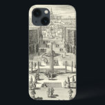 Oil Painting of Fountains at Garden of Versailles iPhone 13 Case<br><div class="desc">An enticing black and white oil painting of the fountains in the garden of Versailles by Paul Decker. Decker was an architectural apprentice in the 1600's. He produced a number of designs that were published in a book, including this one. If you know someone who enjoys beautifully artistic architectural renderings...</div>
