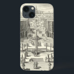 Oil Painting of Fountains at Garden of Versailles iPhone 13 Case<br><div class="desc">An enticing black and white oil painting of the fountains in the garden of Versailles by Paul Decker. Decker was an architectural apprentice in the 1600's. He produced a number of designs that were published in a book, including this one. If you know someone who enjoys beautifully artistic architectural renderings...</div>