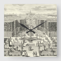 Oil Painting of Fountains at Garden of Versailles