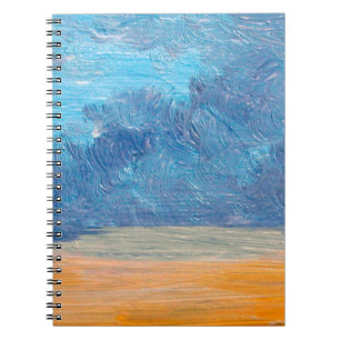 Oil paintings landscape. Fine art. abstract,art,ba Notebook