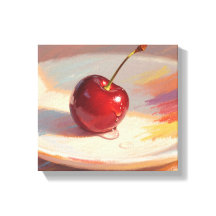 Oil pastel cherry