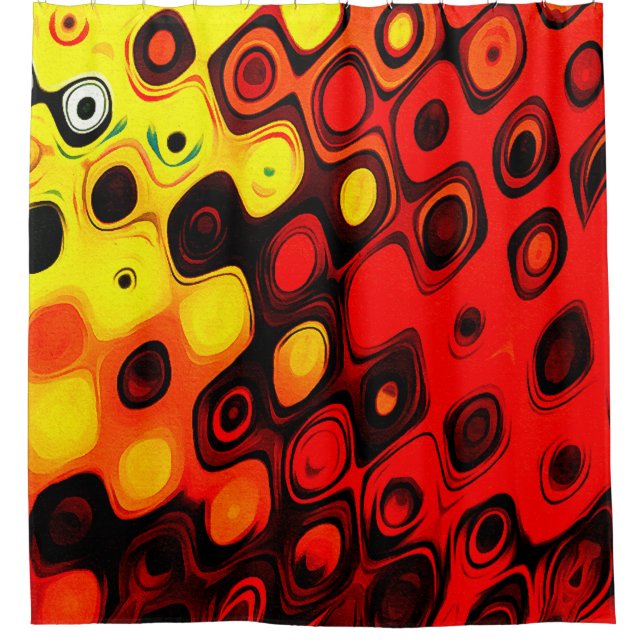 Oil pastel drawing. Abstract colour background. Fi (Front)