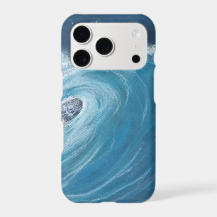 Oil pastel wave for phone case