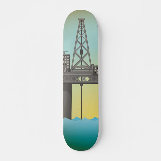 Oil Platform Skateboard (Front)