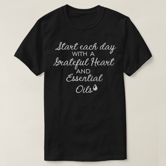 Oil positive essential oils T-Shirt (Design Front)