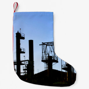 Oil Refinery Small Christmas Stocking