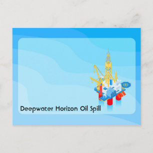 Oil Rig Postcard