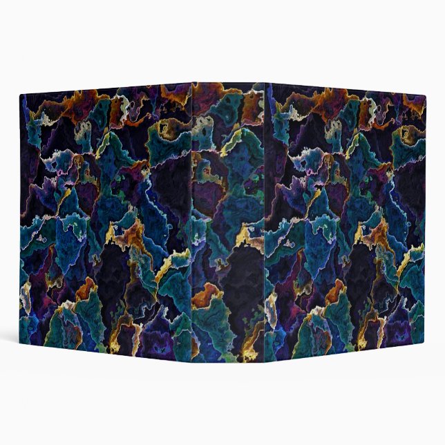 Oil Slick  3 Ring Binder (Background)