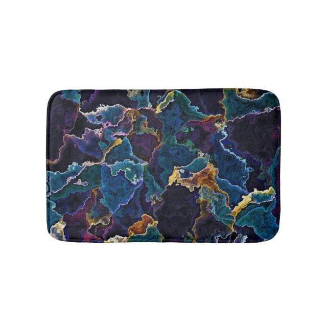 Oil Slick  Bath Mat (Front)