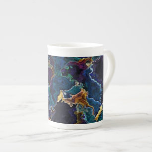 Oil Slick Bone China Mug