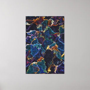 Oil Slick Canvas Print
