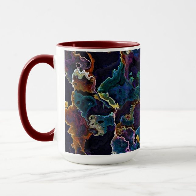 Oil Slick  Coffee Mug (Left)