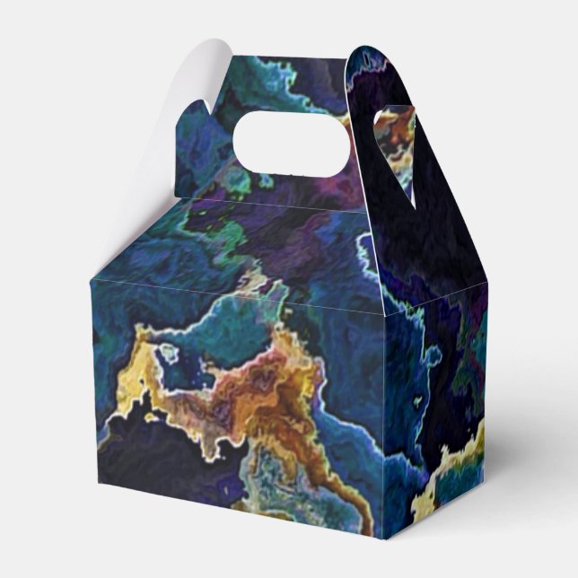 Oil Slick  Favor Box (Front Side)