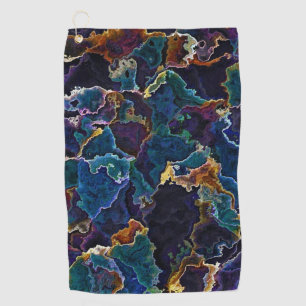Oil Slick Golf Towel