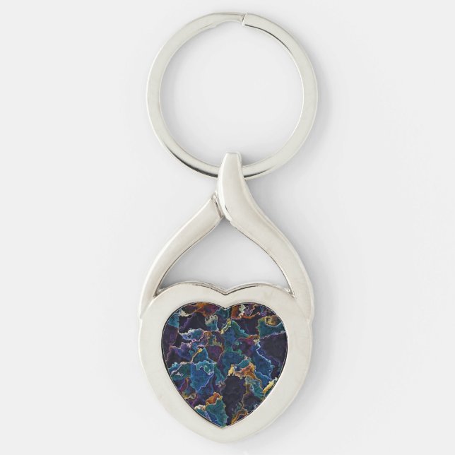 Oil Slick  Keychain (Front)