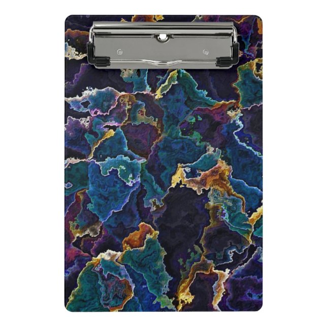 Oil Slick  Mini Clipboard (Front)